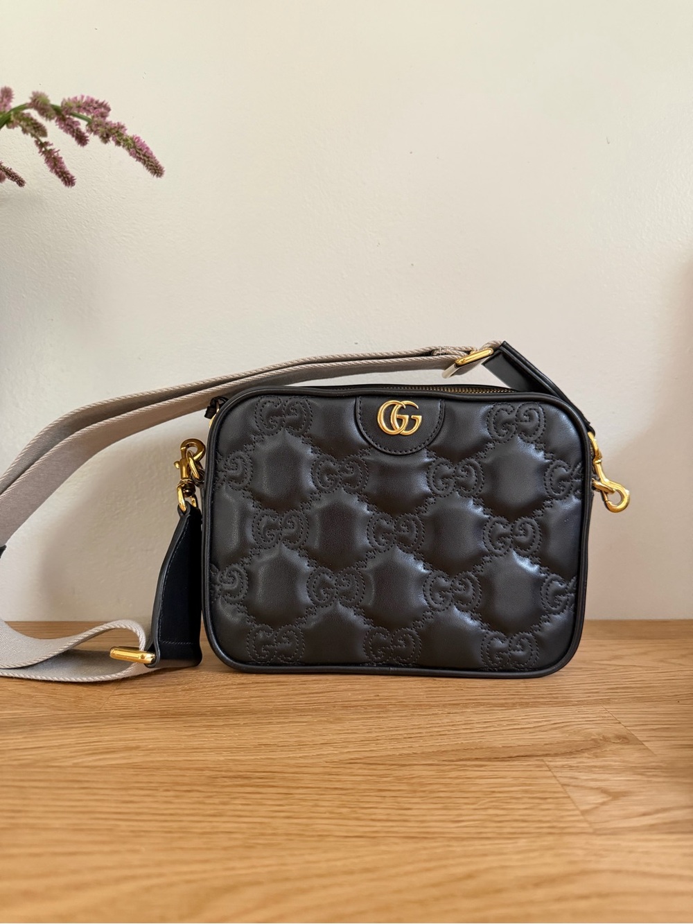 Gucci GG Matelasse Small Leather Shoulder Bag